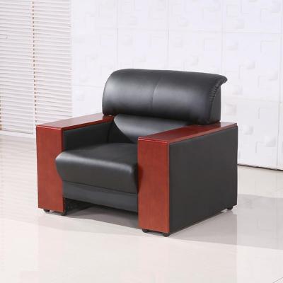 恒业-单人沙发平扶手（牛皮）-HY-DRSF010